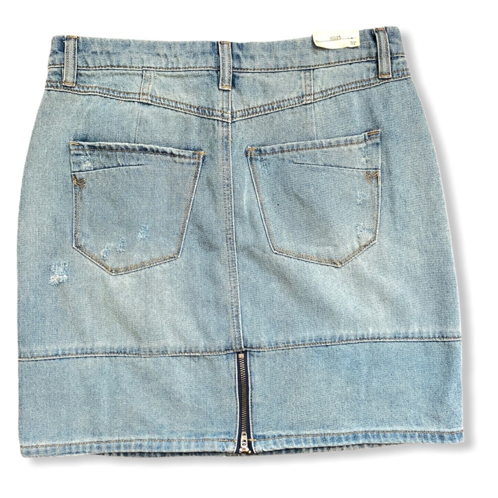 Banjara Denim Pencil Distress Skirt NWT - Picture 2 of 4
